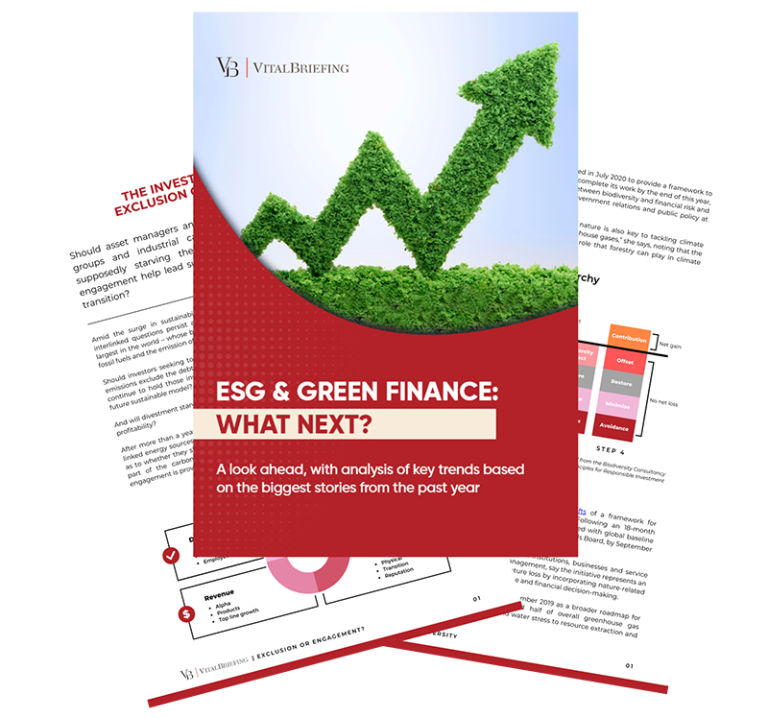 VitalBriefing's ESG white paper draws press coverage